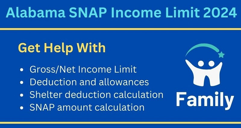 Alabama SNAP Income limit 2024