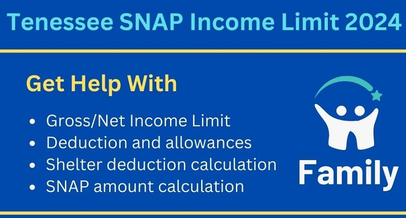 Tennessee SNAP Income limit 2024